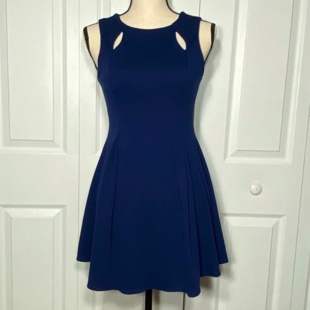 Monteau LA Ponte Knit Dress Junior Small